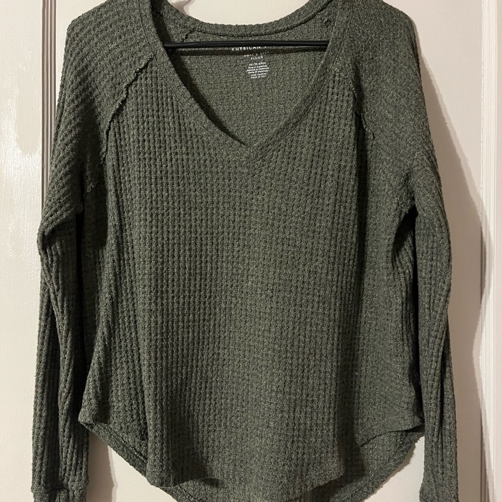 American Eagle Waffle Knit long sleeve